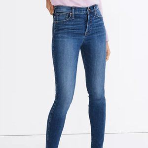 Madewell 10" High-Rise Skinny Jeans in Bradshaw Wash